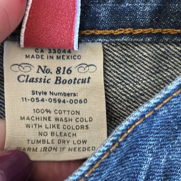 John Stetson 4 Reg Dark Wash Classic Bootcut - Picture 6 of 12